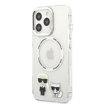 Karl Lagerfeld Karl & Choupette Aluminium MagSafe - Etui iPhone 13 Pro Max (przezroczysty)