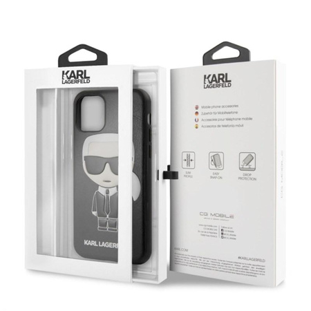 Karl Lagerfeld Iconic Karl Embossed Fullbody - Etui iPhone 11 (Black)