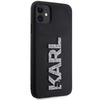 Karl Lagerfeld 3D Rubber Glitter Logo - Etui iPhone 11 (Czarny)