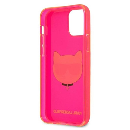 Karl Lagerfeld Choupette Head - Etui iPhone 12 Pro Max (Fluo Pink)