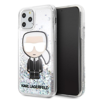 Karl Lagerfeld Glitter Iridescent Iconic - Etui iPhone 11 Pro Max
