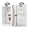 Karl Lagerfeld Fullbody Silicone Iconic - Etui iPhone 11 Pro (Pink)