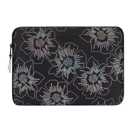 Kate Spade New York Puffer Sleeve - Pokrowiec MacBook Pro 14" / Notebook 14" (Hollyhock Iridescent Black)