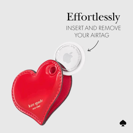 Kate Spade New York Charm Keychain - Etui ochronne brelok do Apple AirTag (Heart)