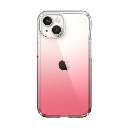 Speck Presidio Perfect-Clear + Ombre - Etui iPhone 14 / iPhone 13 z powłoką MICROBAN (Clear / Vintage Rose Fade)