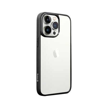 Crong Clear Cover - Etui iPhone 13 Pro (czarny)