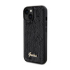 Guess Sequin Script Metal - Etui iPhone 14 (czarny)