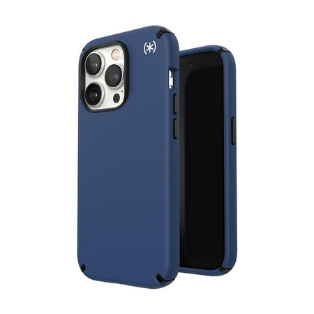 Speck Presidio2 Pro - Antybakteryjne etui iPhone 14 Pro (Coastal Blue / Black / White)