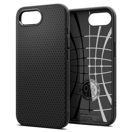 Spigen Liquid Air - Etui do iPhone 16e (Matte Black)