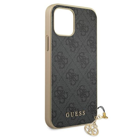 Guess 4G Charms Collection - Etui iPhone 12 mini (szary)