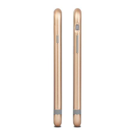 Moshi iGlaze Luxe - Etui z aluminiową ramką iPhone 6s / iPhone 6 (Satin Gold)