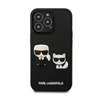 Karl Lagerfeld Ikonik 3D Karl & Choupette - Etui iPhone 13 Pro Max (czarny)
