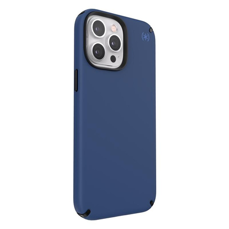 Speck Presidio2 Pro - Etui iPhone 13 Pro Max / iPhone 12 Pro Max z powłoką MICROBAN (Coastal Blue/Black/Storm Blue)