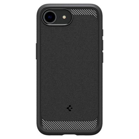 Spigen Rugged Armor Mag MagSafe - Etui do iPhone 16e (Matte Black)