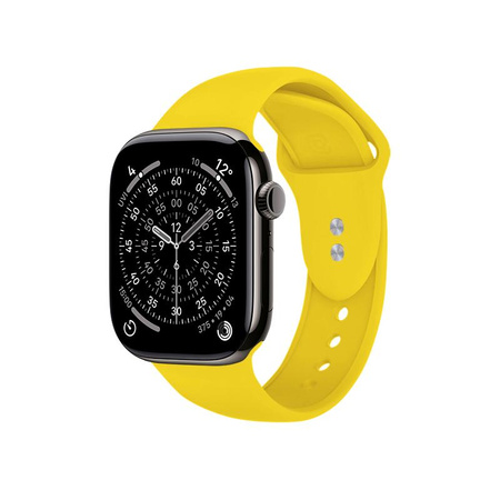 Crong Liquid - Pasek do Apple Watch 38/40/41/42 mm (żółty)