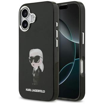 Karl Lagerfeld IML Aquarelle Karl & Logo MagSafe - Etui iPhone 17 (czarny)