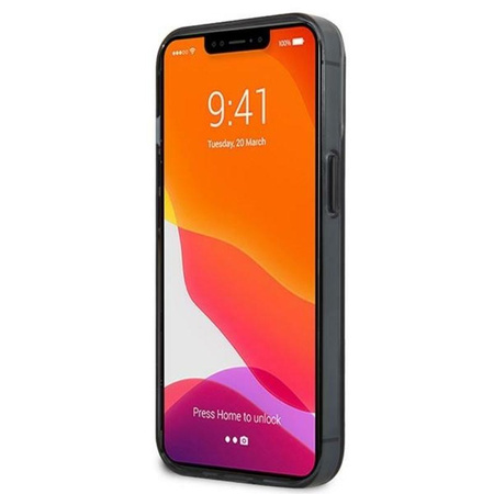 Karl Lagerfeld Choupette Head - Etui iPhone 13 Pro Max (przezroczysty / czarna ramka)