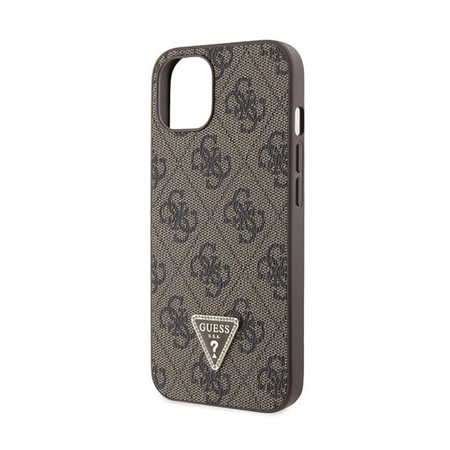 Guess Crossbody 4G Metal Logo - Etui iPhone 14 (brązowy)