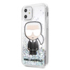 Karl Lagerfeld Glitter Iridescent Iconic - Etui iPhone 11