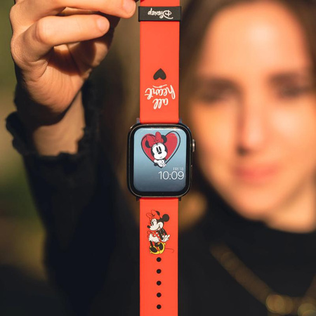 Disney Minnie Mouse - Pasek do Apple Watch (Classic Hearts)