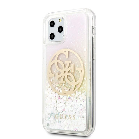 Guess Gradient Liquid Glitter Circle Logo - Etui iPhone 11 Pro Max