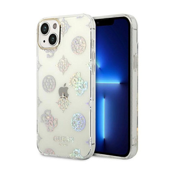 Guess Peony Glitter Case – Etui iPhone 14 Plus (Przezroczysty)