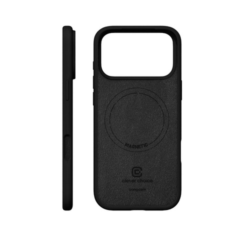 Crong Color Cover Magnetic - Etui MagSafe iPhone 17 Pro (czarny)