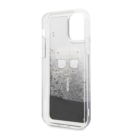 Karl Lagerfeld Iconic Glitter - Etui iPhone 11 Pro (Black)