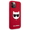 Karl Lagerfeld Choupette Head Silicone - Etui iPhone 12 Pro Max (czerwony)
