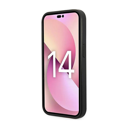 Karl Lagerfeld Monogram Stripe - Etui iPhone 14 Pro (szary)