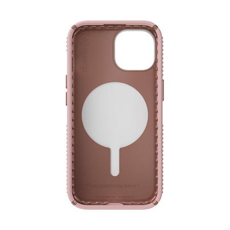 Speck Presidio2 Grip ClickLock & MagSafe - Etui iPhone 16e / iPhone 15 / iPhone 14 / iPhone 13 (Dahlia Pink / Rose Copper)