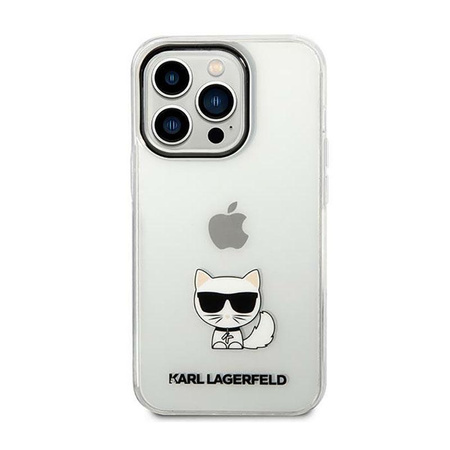 Karl Lagerfeld Choupette Body - Etui iPhone 14 Pro (przezroczysty)