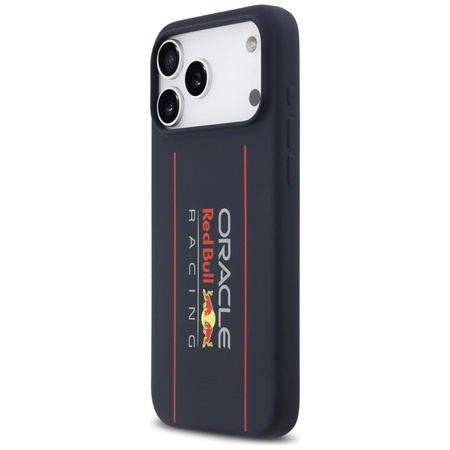 Red Bull Silicone Oversize Vertical Logo MagSafe - Etui iPhone 17 Pro Max (granatowy)