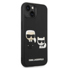 Karl Lagerfeld Ikonik 3D Karl & Choupette - Etui iPhone 14 Plus (czarny)