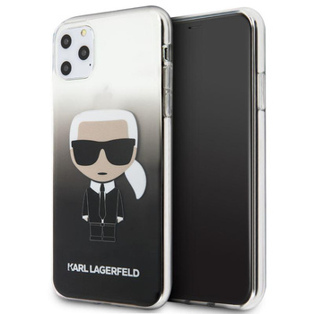 Karl Lagerfeld Iconic Karl Gradient - Etui iPhone 11 Pro Max (czarny)