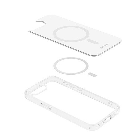 Crong Clear MAG Cover - Etui iPhone 16e MagSafe (przezroczysty)