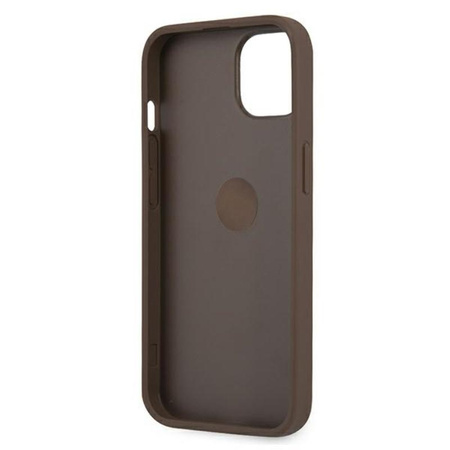 Guess 4G Ring Case - Etui iPhone 13 (brązowy)