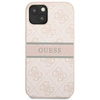 Guess 4G Printed Stripe - Etui iPhone 13 Mini (różowy)