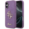 Guess Fixed Glitter Big 4G - Etui iPhone 17 (liliowy)