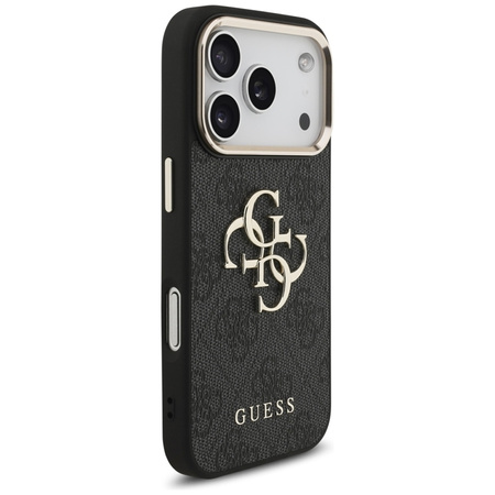 Guess 4G Big 4G Classic Logo - Etui iPhone 17 Pro (czarny / złoty)