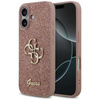 Guess Fixed Glitter Big 4G - Etui iPhone 17 (różowy)