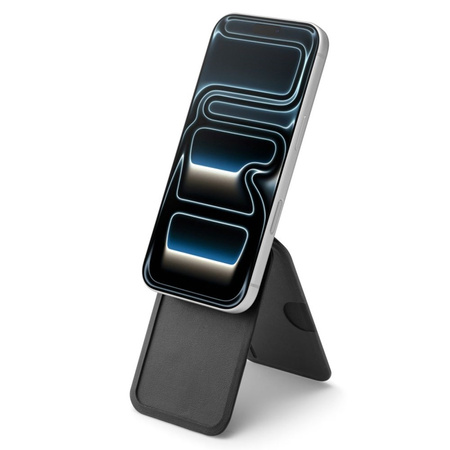 Spigen S314-2 Slim Fold Tripod MagSafe - Portfel magnetyczny z funkcją standu (Czarny)