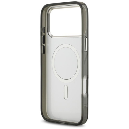 Karl Lagerfeld IML Aquarelle Karl & Choupette & Logo MagSafe - Etui iPhone 17 Pro Max (czarny)