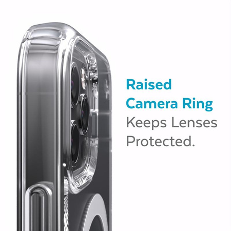 Speck Presidio Perfect-Clear + MagSafe – Etui iPhone 12 / iPhone 12 Pro z powłoką MICROBAN (Clear)