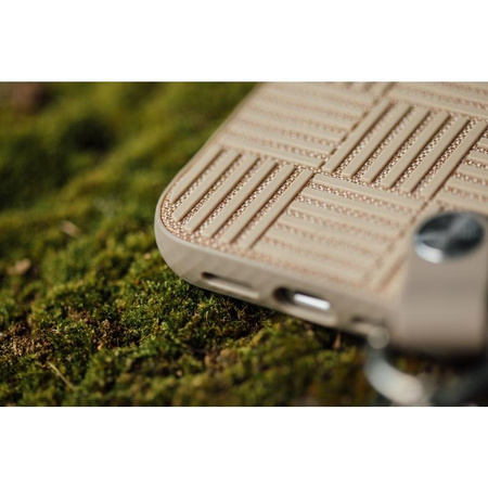 Moshi Altra - Etui z odpinaną smyczką iPhone 13 Pro Max (antybakteryjne NanoShield™) (Sahara Beige)