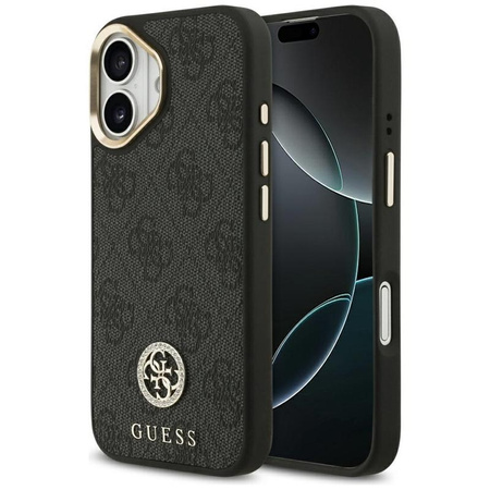 Guess 4G Strass Logo MagSafe - Etui iPhone 17 (czarny)