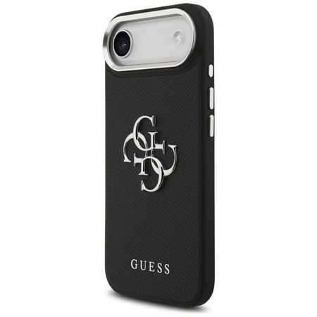 Guess Grained Big 4G Classic Logo - Etui iPhone Air (czarny)
