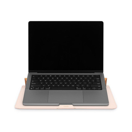 Moshi Muse 14" 3-in-1 Slim - Pokrowiec MacBook Pro 14" (M4/M3/M2/M1/2024-2021) (Luna Pink)