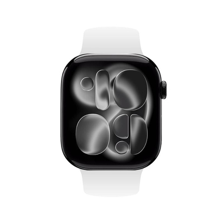 Crong Liquid - Pasek do Apple Watch 44/45/46/49 mm (biały)