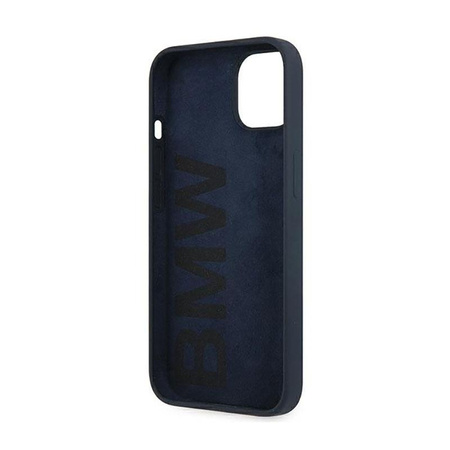 BMW Silicone Signature Logo - Etui iPhone 13 (granatowy)
